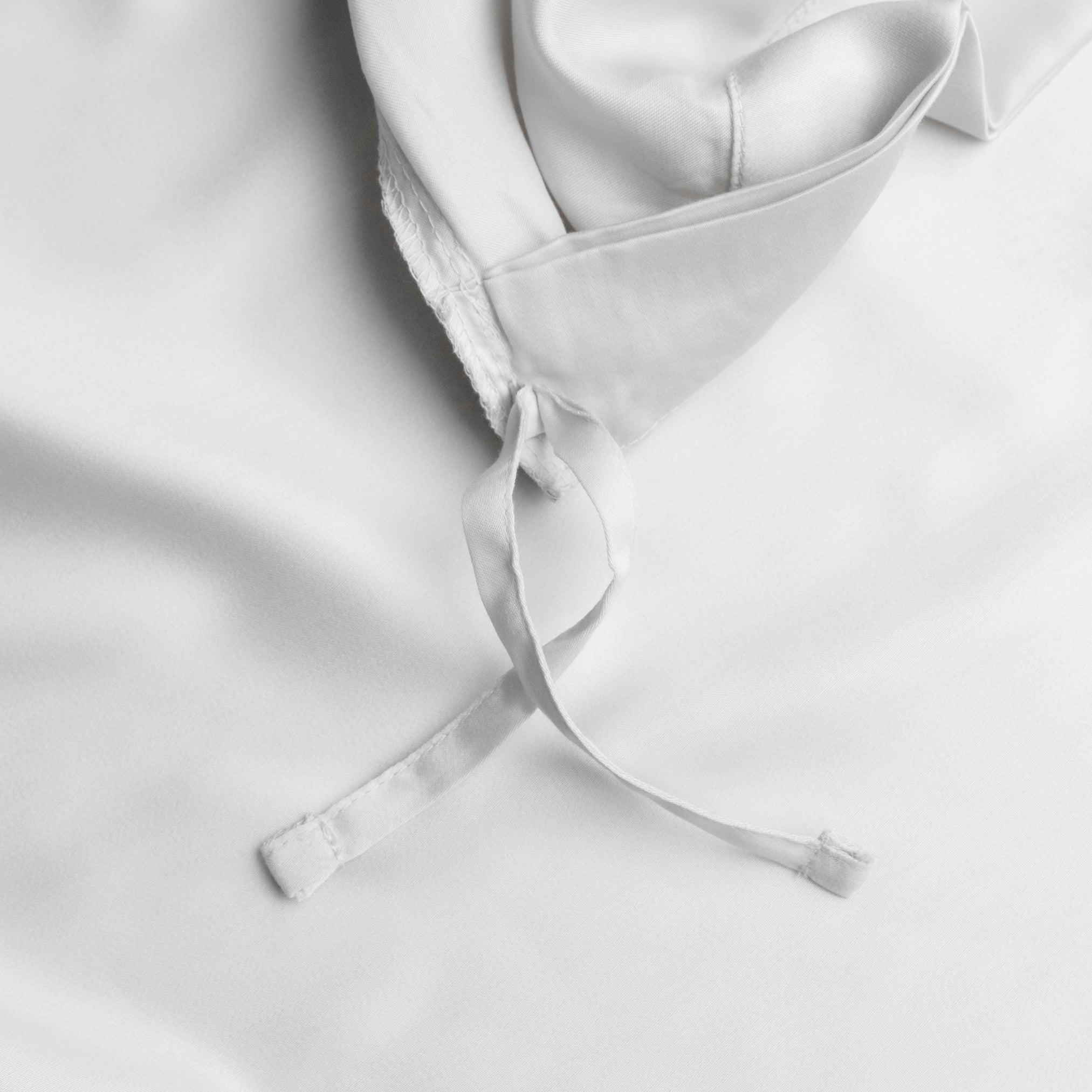 Bright White eucalyptus TENCEL duvet cover set