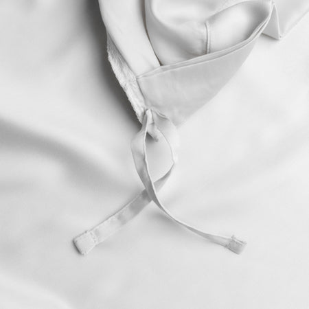 Bright White eucalyptus TENCEL duvet cover set