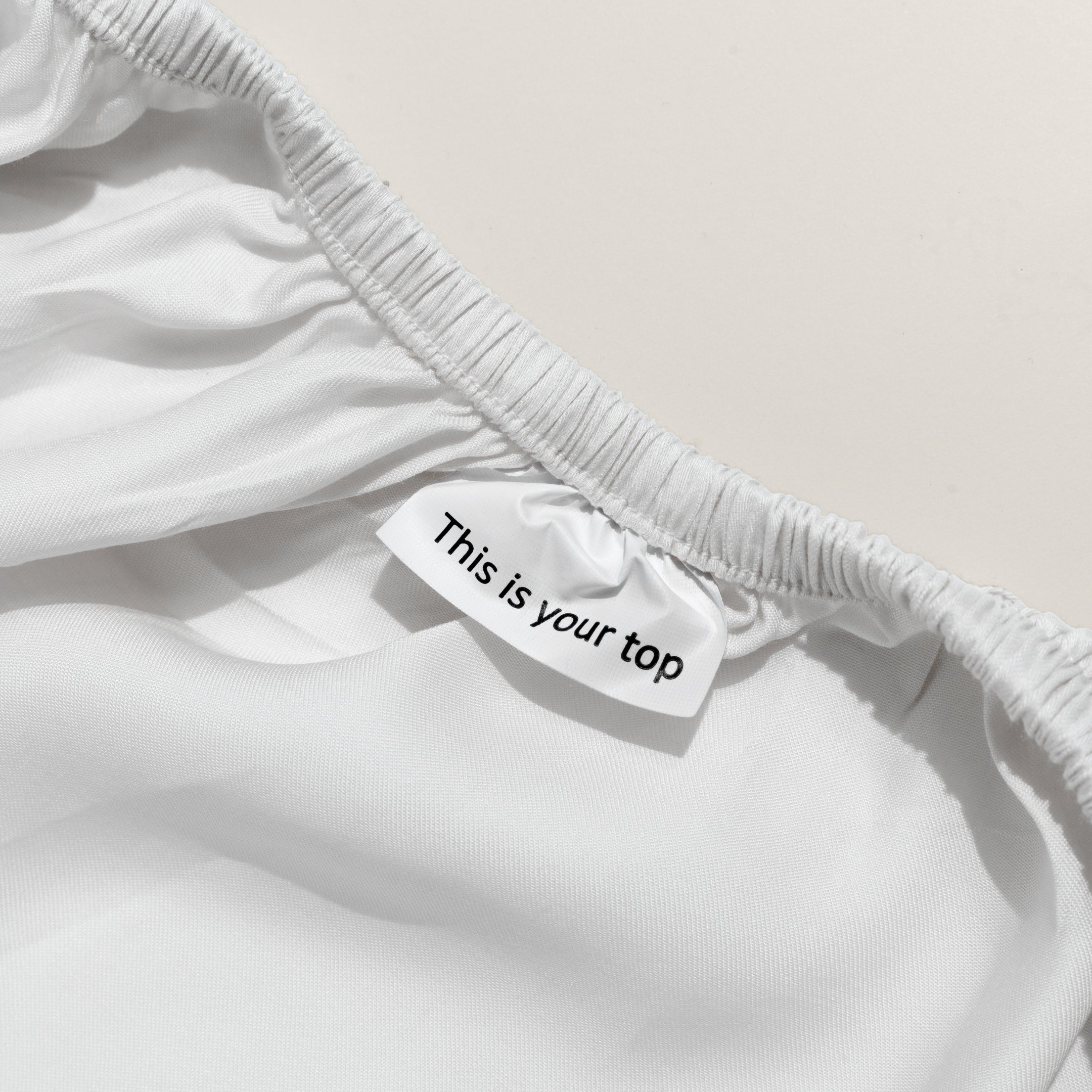 Bright White eucalyptus TENCEL sheet set