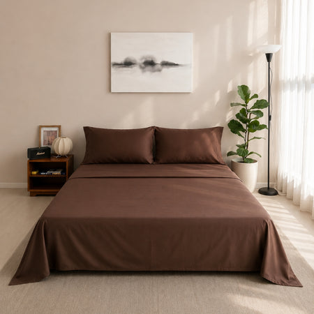 Cocoa Fudge eucalyptus TENCEL sheet set