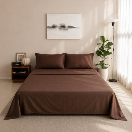 CloudTouch Bedding Bundle in Cocoa Fudge