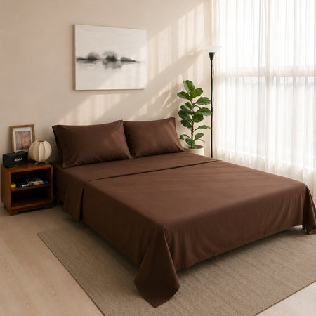 Cocoa Fudge eucalyptus TENCEL sheet set