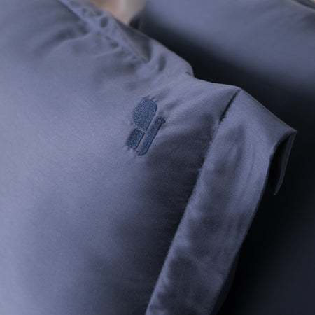 Crown Blue eucalyptus TENCEL duvet cover set