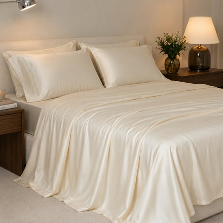Pearled Ivory eucalyptus TENCEL sheet set