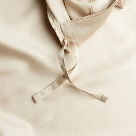 Pearled Ivory eucalyptus TENCEL duvet cover set