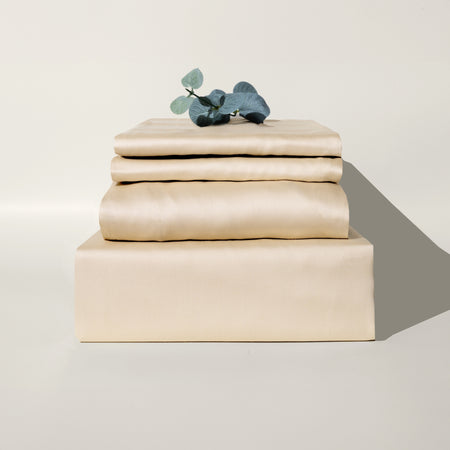 Pearled Ivory eucalyptus TENCEL sheet set