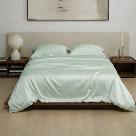 Sea Green eucalyptus TENCEL duvet cover set