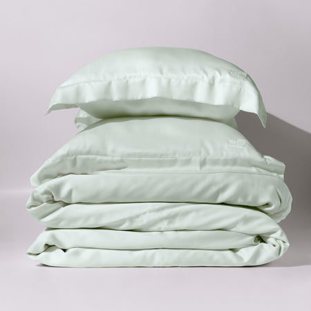 Sea Green eucalyptus TENCEL duvet cover set