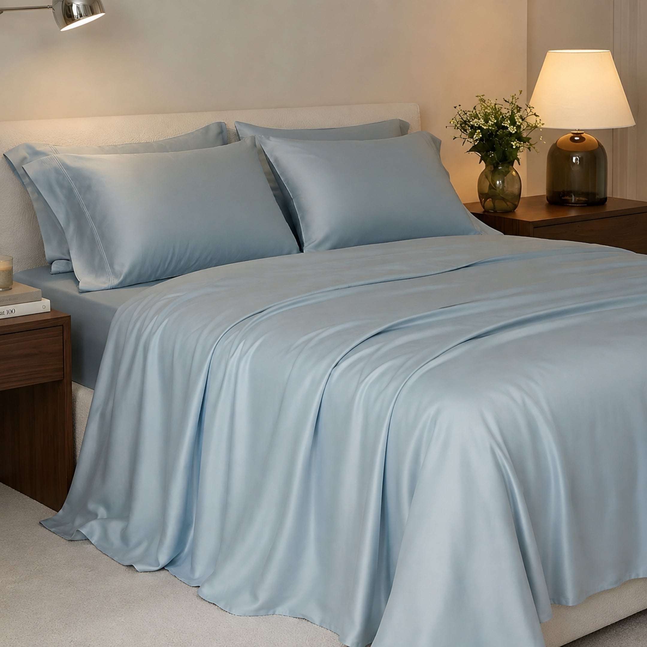 Sterling Blue eucalyptus TENCEL sheet set