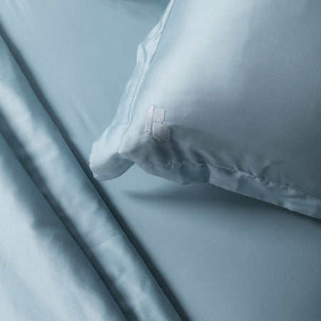 Sterling Blue eucalyptus TENCEL duvet cover set